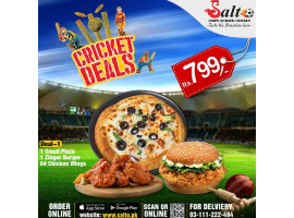 Salto Fast Foods Cricket Deal 1 For Rs.799/-